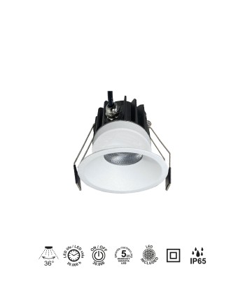 ROMBOK * Empotrable LED CCT Blanco 12W IP65